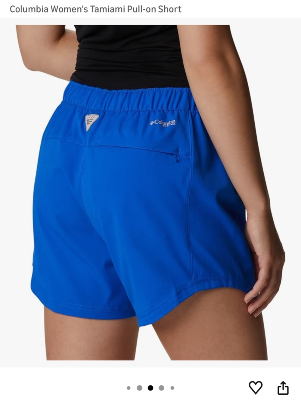 Columbia Women's Athletic Pull-On Shorts - Bright Blue